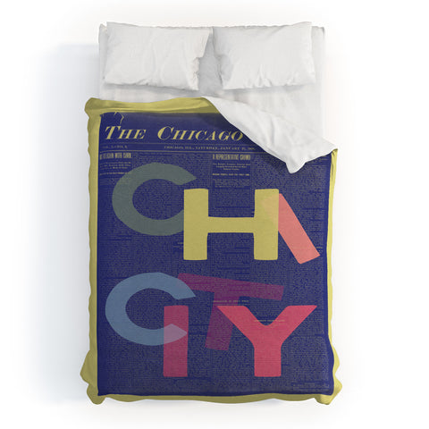 Society6 Design Studio Chi City Duvet Cover