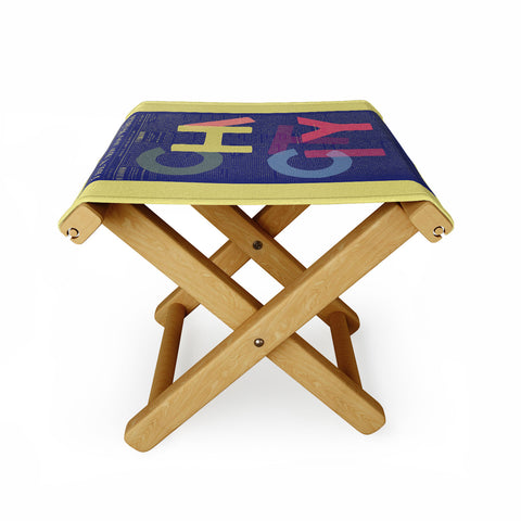 Society6 Design Studio Chi City Folding Stool