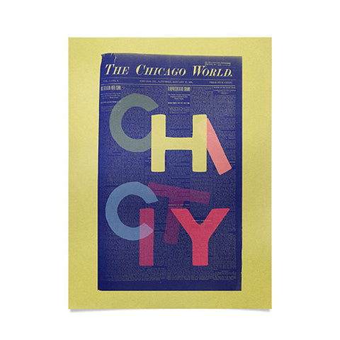Society6 Design Studio Chi City Poster