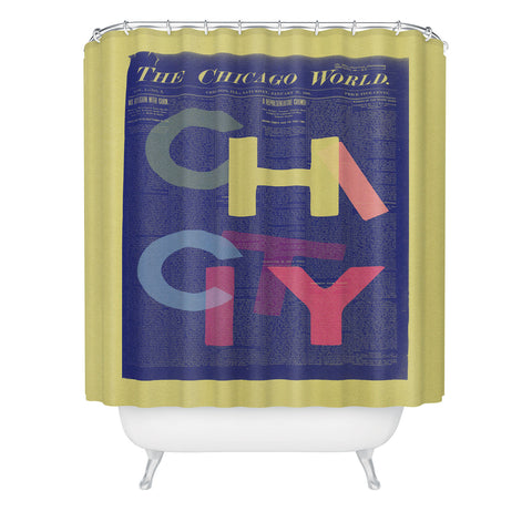 Society6 Design Studio Chi City Shower Curtain