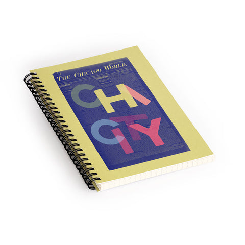 Society6 Design Studio Chi City Spiral Notebook