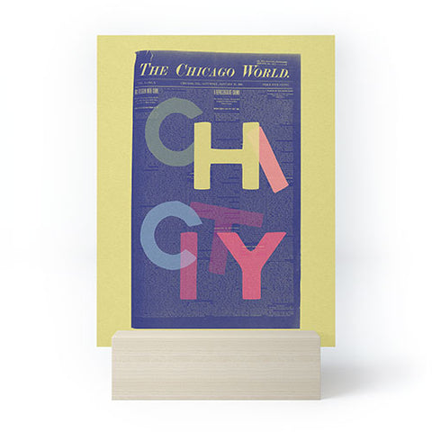 Society6 Design Studio Chi City Mini Art Print