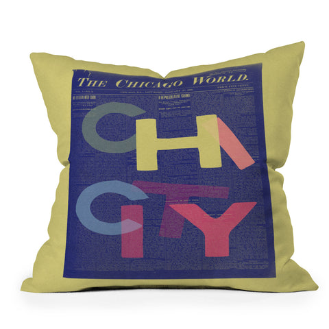 Society6 Design Studio Chi City Throw Pillow