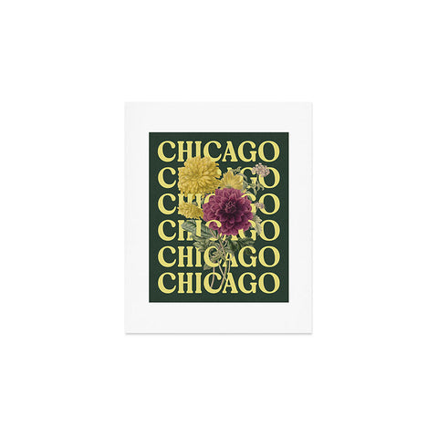 Society6 Design Studio Chicago Chrysanthemum Art Print