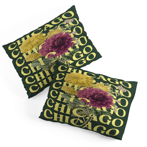 Society6 Design Studio Chicago Chrysanthemum Pillow Shams