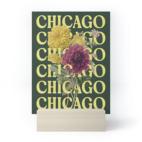 Society6 Design Studio Chicago Chrysanthemum Mini Art Print