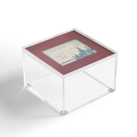 Society6 Design Studio Chicago Postcard Acrylic Box