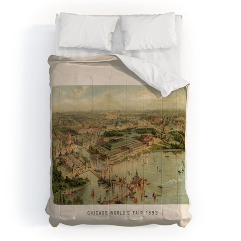 Society6 Design Studio Chicago Worlds Fair Comforter
