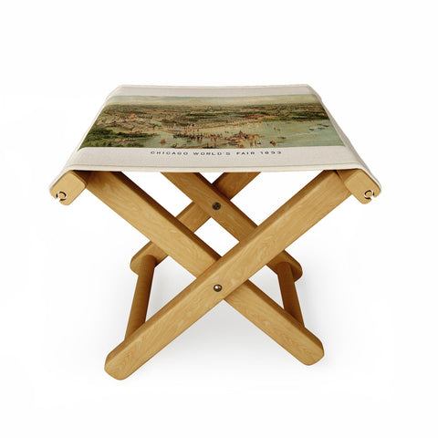 Society6 Design Studio Chicago Worlds Fair Folding Stool