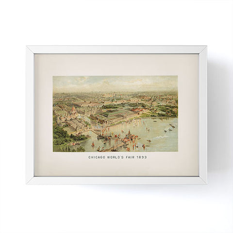 Society6 Design Studio Chicago Worlds Fair Framed Mini Art Print