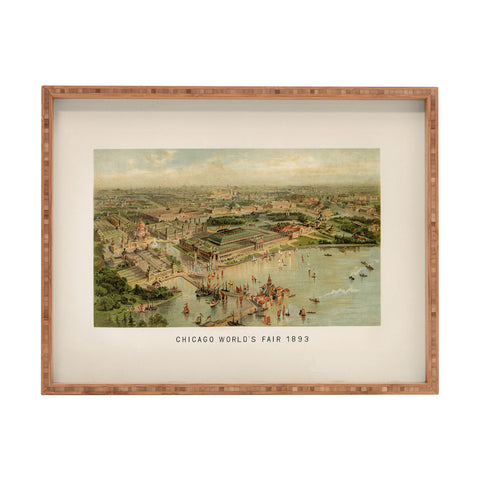Society6 Design Studio Chicago Worlds Fair Rectangular Tray