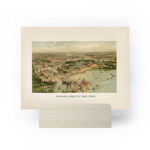 Society6 Design Studio Chicago Worlds Fair Mini Art Print