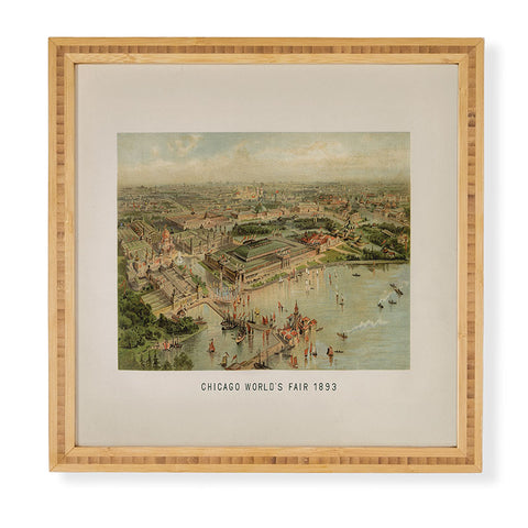 Society6 Design Studio Chicago Worlds Fair Framed Wall Art