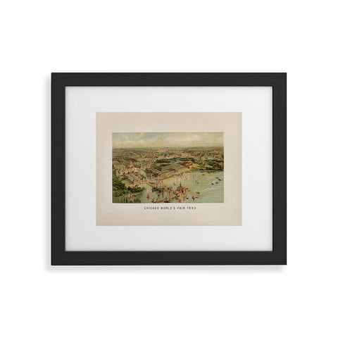 Society6 Design Studio Chicago Worlds Fair Framed Art Print