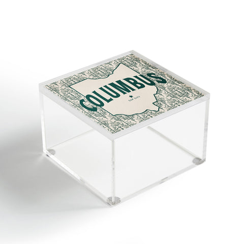 Society6 Design Studio Columbus Cap City Green Acrylic Box