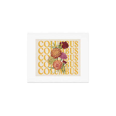 Society6 Design Studio Columbus Carnations Art Print