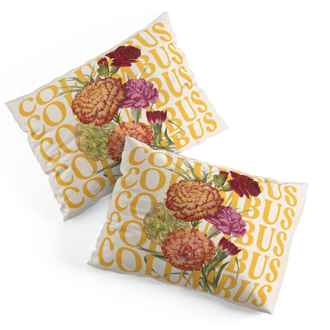 Society6 Design Studio Columbus Carnations Pillow Shams