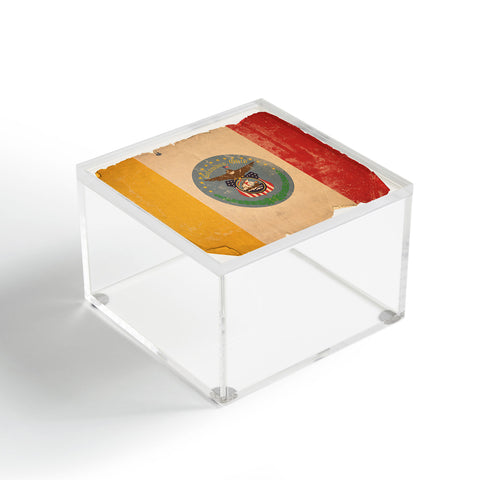 Society6 Design Studio Columbus Flag Acrylic Box
