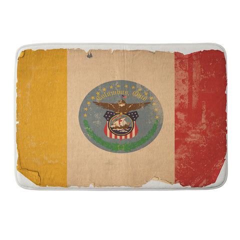 Society6 Design Studio Columbus Flag Memory Foam Bath Mat