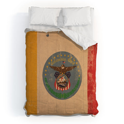 Society6 Design Studio Columbus Flag Comforter