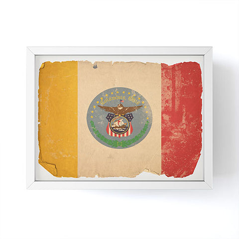 Society6 Design Studio Columbus Flag Framed Mini Art Print