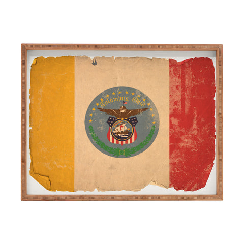 Society6 Design Studio Columbus Flag Rectangular Tray