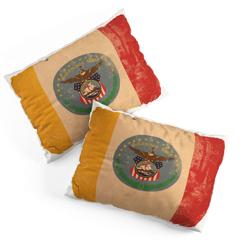 Society6 Design Studio Columbus Flag Pillow Shams