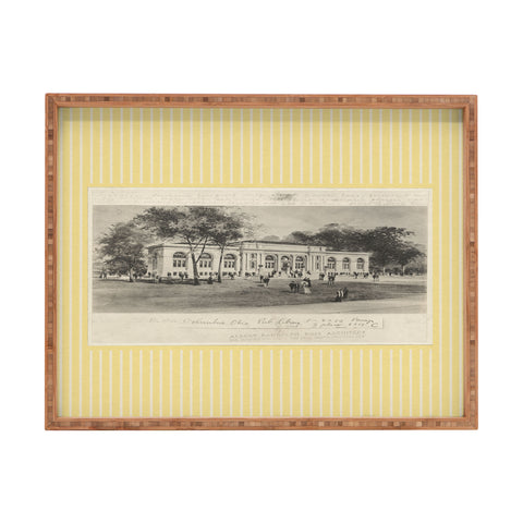 Society6 Design Studio Columbus Public Library Butter Rectangular Tray