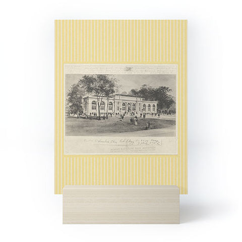 Society6 Design Studio Columbus Public Library Butter Mini Art Print