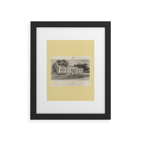 Society6 Design Studio Columbus Public Library Butter Framed Art Print