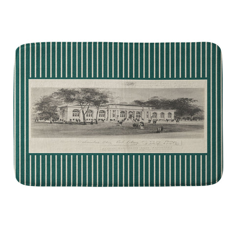 Society6 Design Studio Columbus Public Library Forest Memory Foam Bath Mat