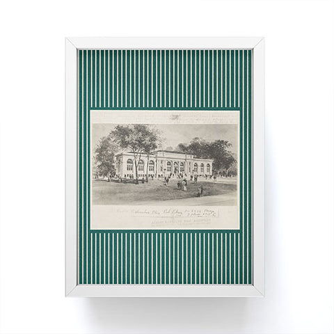 Society6 Design Studio Columbus Public Library Forest Framed Mini Art Print