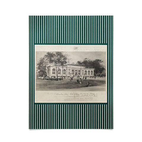 Society6 Design Studio Columbus Public Library Forest Poster