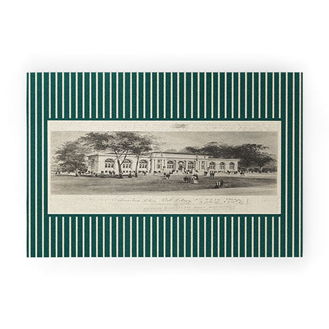 Society6 Design Studio Columbus Public Library Forest Welcome Mat
