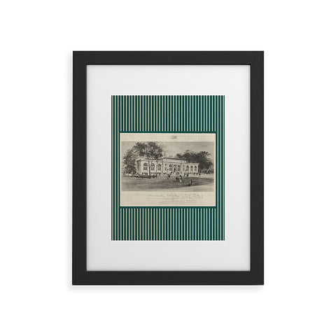 Society6 Design Studio Columbus Public Library Forest Framed Art Print