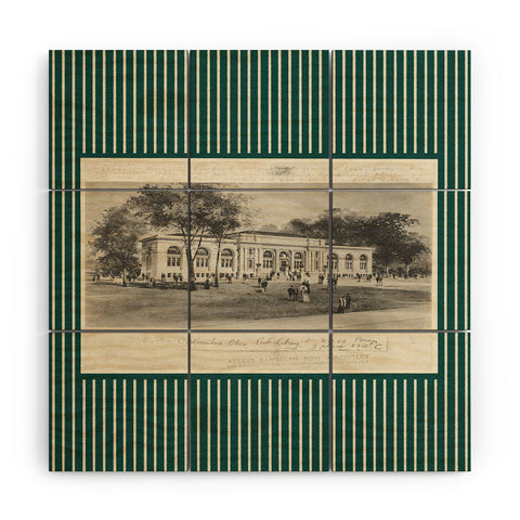 Society6 Design Studio Columbus Public Library Forest Wood Wall Mural