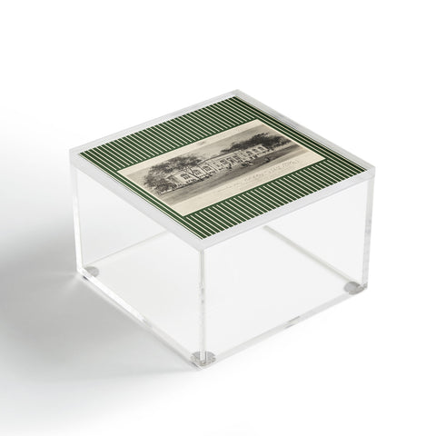 Society6 Design Studio Columbus Public Library Olive Acrylic Box