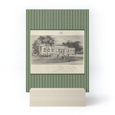 Society6 Design Studio Columbus Public Library Olive Mini Art Print