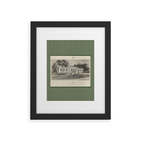 Society6 Design Studio Columbus Public Library Olive Framed Art Print