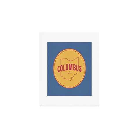 Society6 Design Studio Columbus Seal Art Print