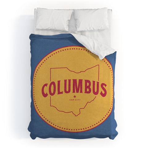 Society6 Design Studio Columbus Seal Duvet Cover
