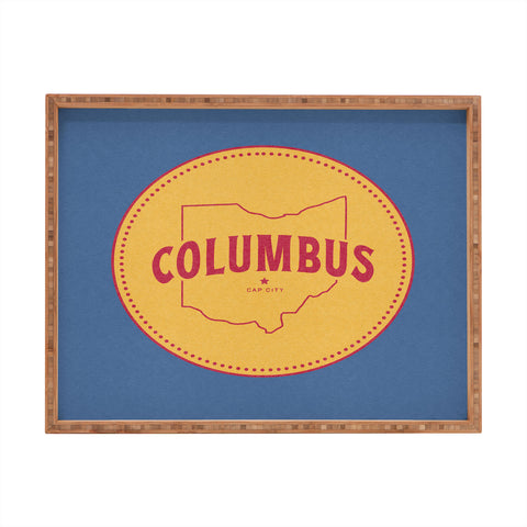 Society6 Design Studio Columbus Seal Rectangular Tray