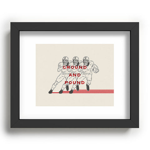 Society6 Design Studio Ground And Pound Recessed Framing Rectangle
