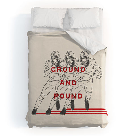 Society6 Design Studio Ground And Pound Duvet Cover