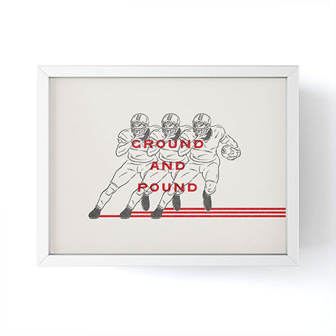 Society6 Design Studio Ground And Pound Framed Mini Art Print