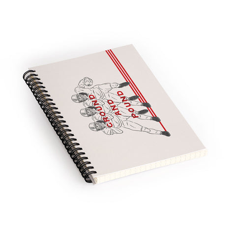 Society6 Design Studio Ground And Pound Spiral Notebook