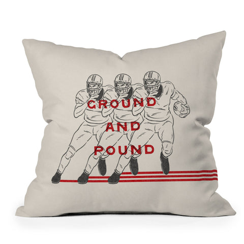 Society6 Design Studio Ground And Pound Throw Pillow