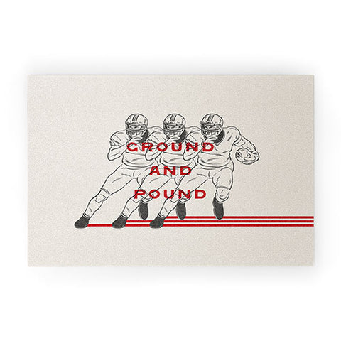 Society6 Design Studio Ground And Pound Welcome Mat