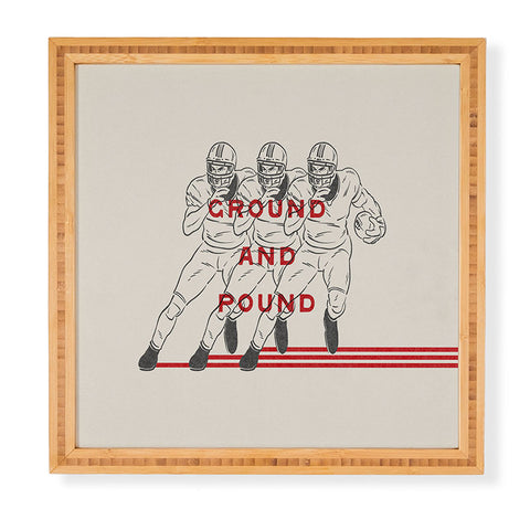 Society6 Design Studio Ground And Pound Framed Wall Art
