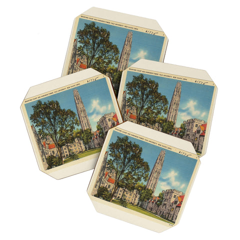 Society6 Design Studio Harkness Tower Coaster Set